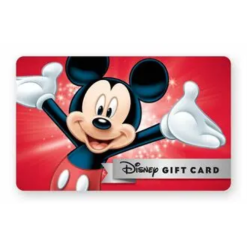 Disney gift card