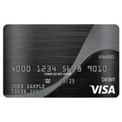 Prepaid Virtual Visa gift card