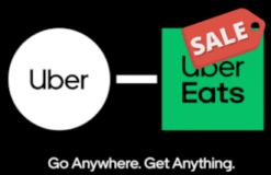 Uber & Uber Eats Sale