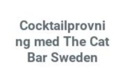 Cocktailprovning med The Cat Bar